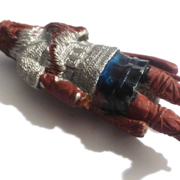 HEAVY 4" LEAD FIGURE Lead Figurine Dungeon & Dragons Knight Warrior Wizard - Picture 3 of 13